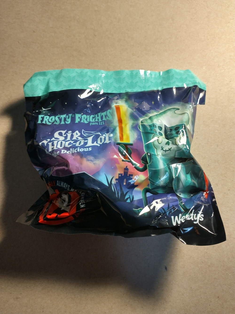 2026 Wendy’s Frosty Frights Sir Choc-O-Lot The Delicious Sealed Toy